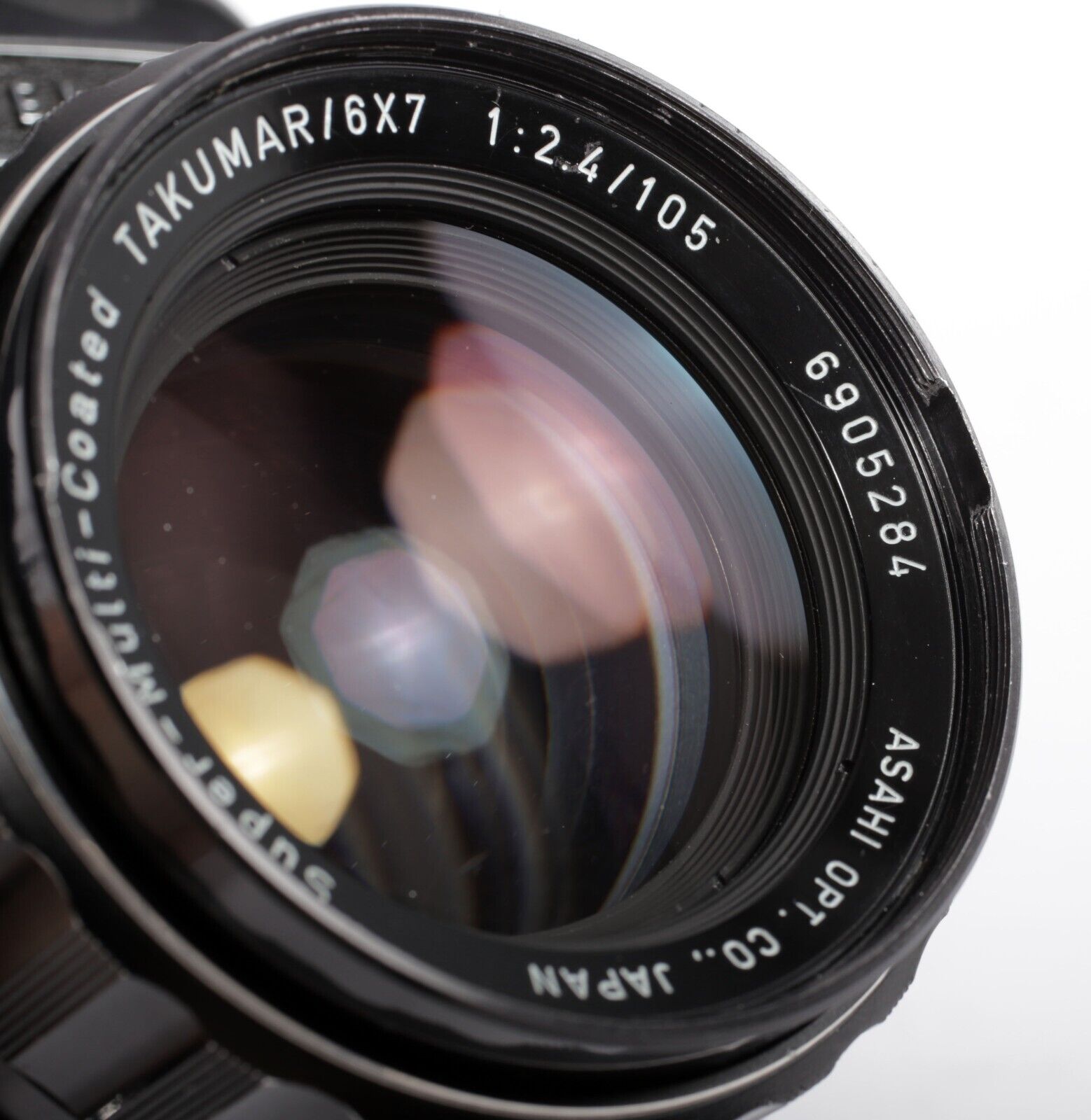 Pentax 6X7 camera with SMC 105mm F2.4 lens #8900